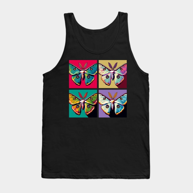 Pop Moth Art - Cool Insect Tank Top by PawPopArt